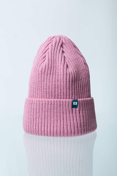 Базова шапка. Головні убори. Колір: рожевий. #8023031