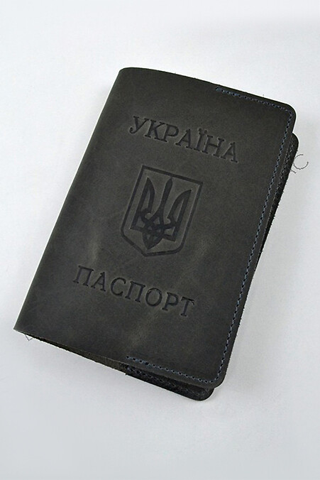 Обкладинка для паспорту. Гаманці, Косметички. Колір: сірий. #8046064