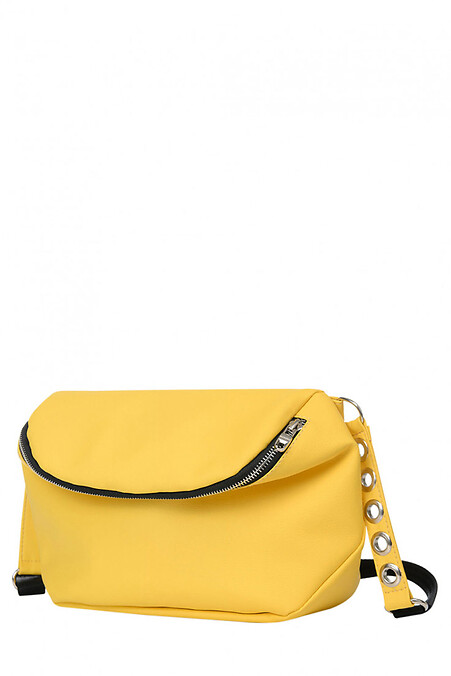 Жіноча сумка Sambag Milano QZS. Крос-боді. Колір: жовтий. #8045091