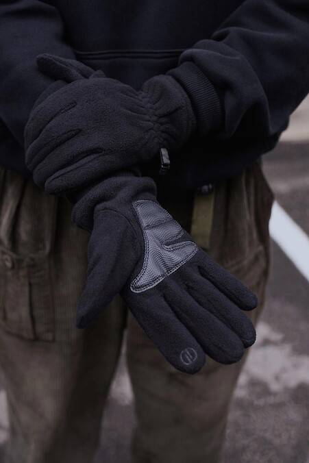 Сенсорные рукавицы Cyber. Перчатки. Цвет: черный. #8049136