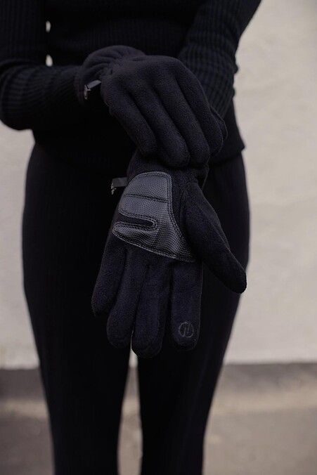 Сенсорные рукавицы Cyber. Перчатки. Цвет: черный. #8049137