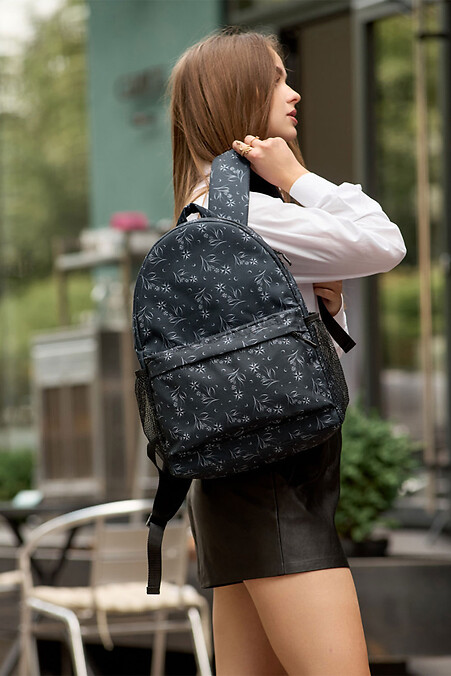 Жіночий рюкзак Sambag Brix PJT чорний тканевий - #8045153