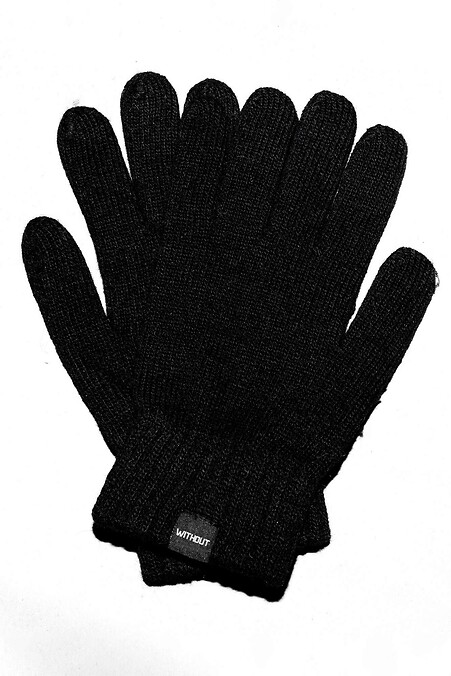 Чорні рукавички. Рукавички. Колір: чорний. #8042533