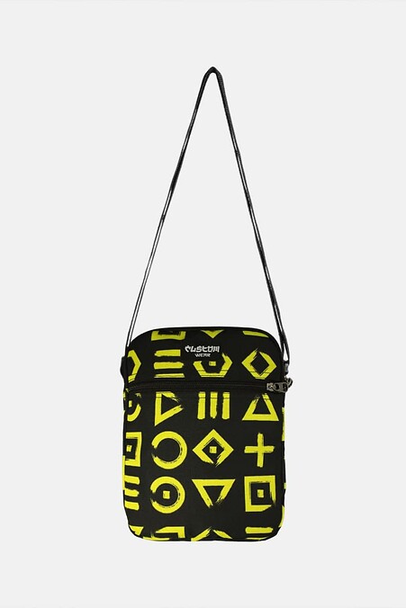 Месенджер Custom Wear 2.0 Symbol Yellow. Крос-боді. Колір: чорний. #8025630