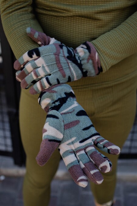 Зимние тактические перчатки. Перчатки. Цвет: зеленый. #8048836