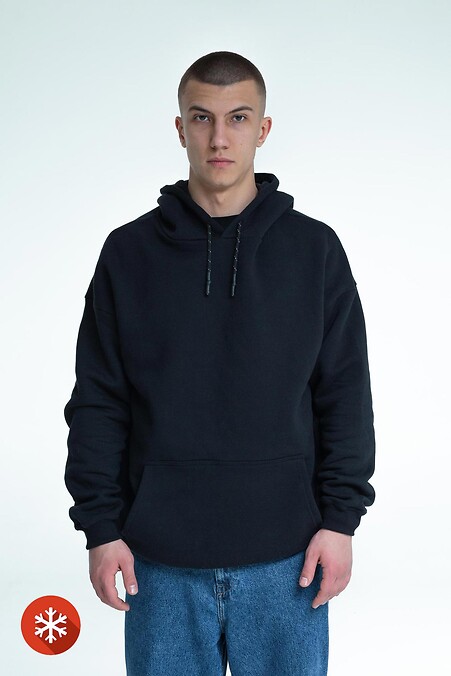 Basic oversized hoodie. Sweatshirts, sweatshirts. Color: black. #8023000