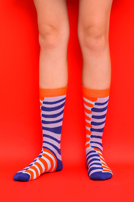 Шкарпетки Полосатик. Гольфи, шкарпетки. Колір: multi-color. #8041008