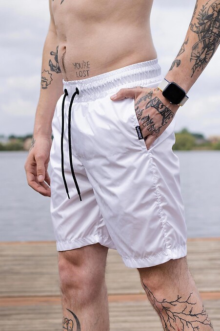 Swimming Shorts. Shorts. Color: white. #8049011
