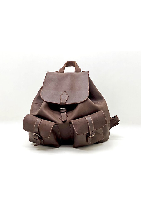 Backpack Retro leather. Backpacks. Color: brown. #8046013