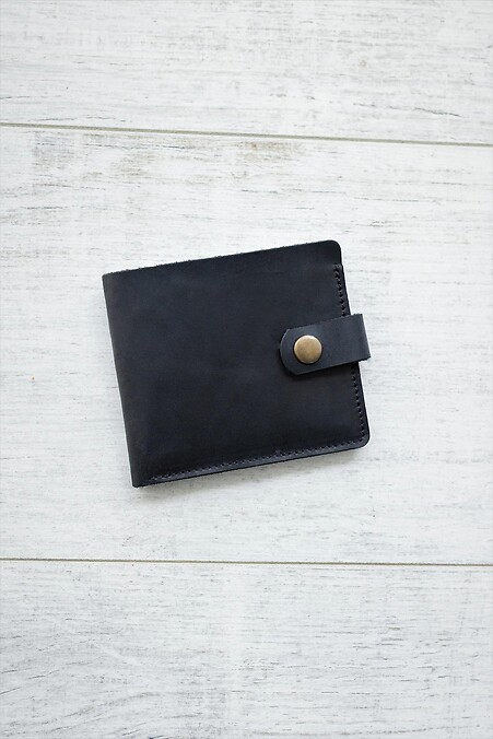 Leather Wallet. Wallets, Cosmetic bags. Color: black. #8049013