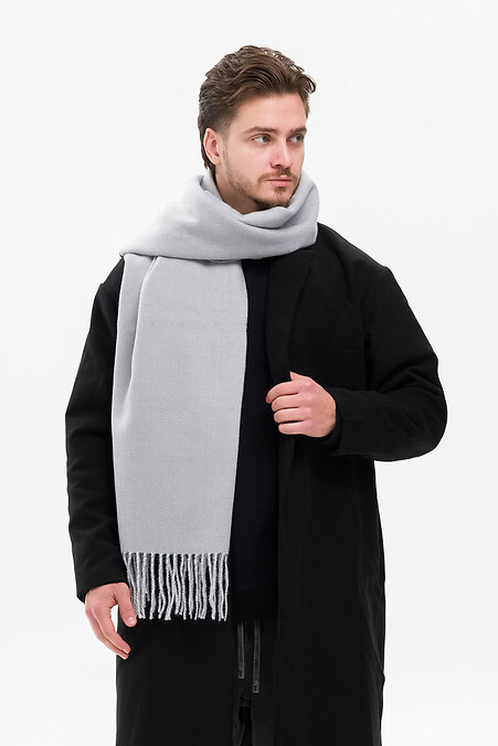 Чоловічий Шарф Registered Light Gray - #8056013