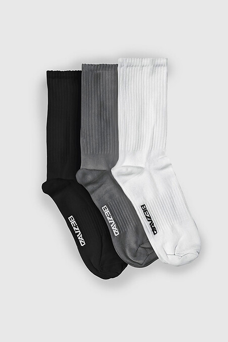 Set mit 3 Paar Socken. Golf, Socken. Farbe: mehrfarbig. #8023014