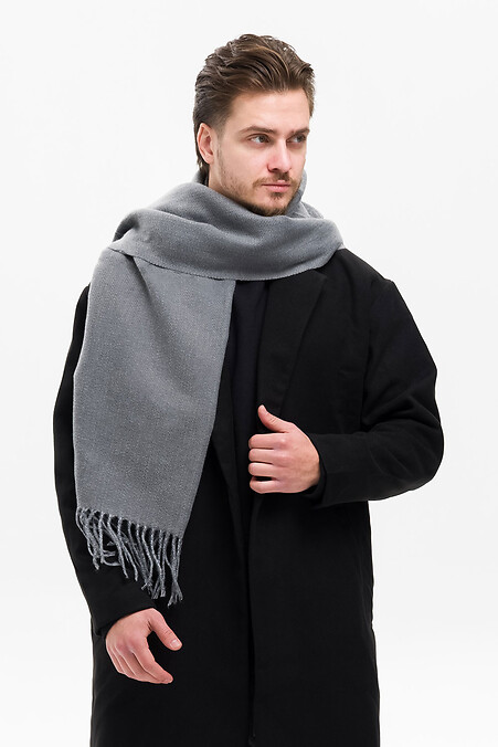 Чоловічий Шарф Registered Dark Gray - #8056015