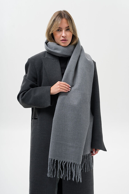 Жіночий Шарф Registered Dark Gray - #8056016
