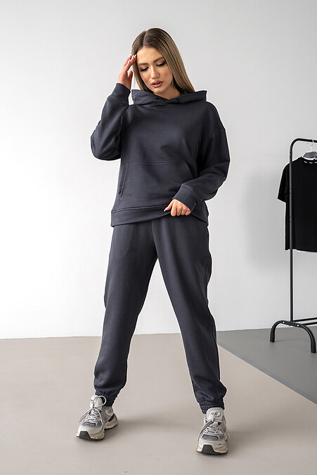 Женский спортивный костюм OVERSIZE 23 Графит - #8034020