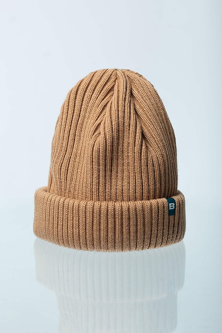 Podstawowy krótki kapelusz. Czapki. Kolor: beżowy. #8023027