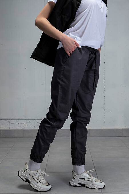 Bayraktar jogging pants. Trousers, pants. Color: gray. #8055028