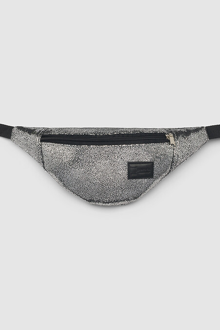 banana. Belt bags. Color: gray, glitter, metallic. #8040030