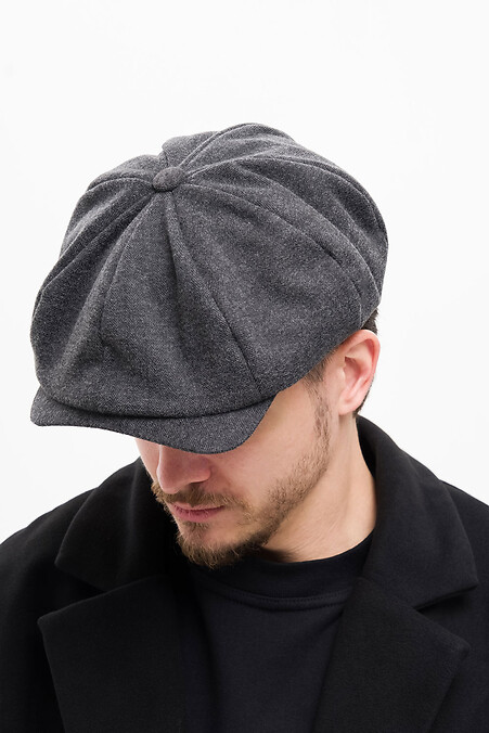 Чоловіча Кепка Хуліганка Shelby Dark Gray. Головні убори. Колір: сірий. #8056031