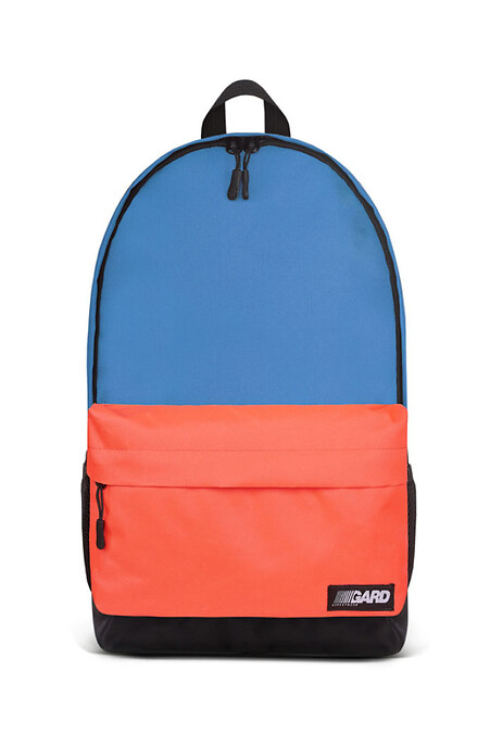 Backpack CITY | blue/brick 1/20. Backpacks. Color: orange, blue. #8011039
