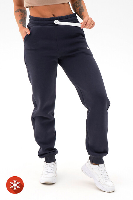 Women's warm pants Roomy 3 Ash blue - #8034041