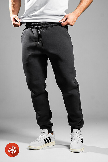 Men's warm pants Simple Sport 3 Black - #8034044