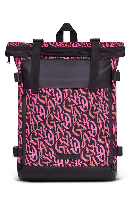 Plecak FLY BACKPACK | różowa kaligrafia 2/20. Plecaki. Kolor: różowy. #8011046