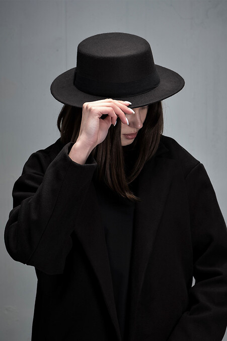 Walter Hat with Ribbon Black Woman - #8055046