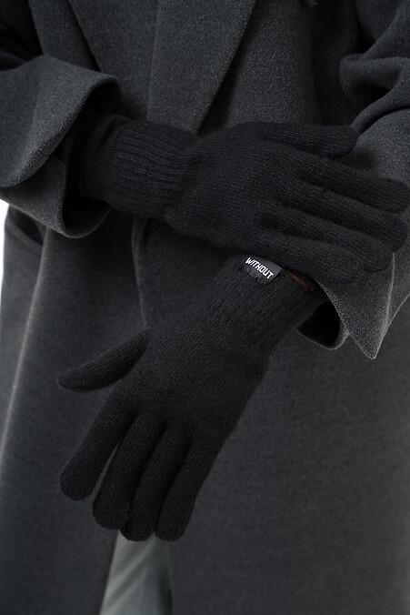 Женские Теплые Перчатки 26 Black - #8056046