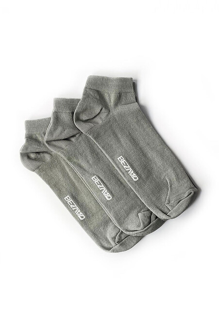 Bezlad set short socks basic gray. Гольфы, носки. Цвет: серый. #8023049