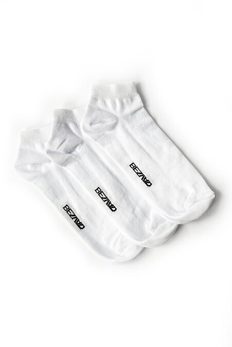 Bezlad set short socks basic white. Гольфы, носки. Цвет: белый. #8023050