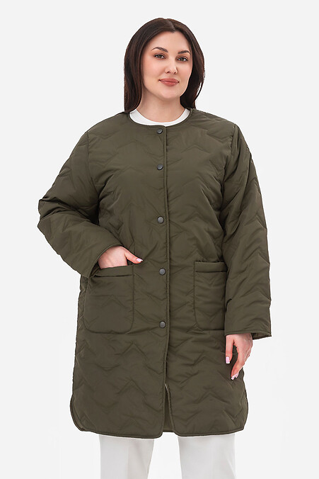 TONE khaki coat - #3044052