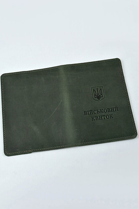 Cover for documents leather Crazy "Military ID" - #8046052