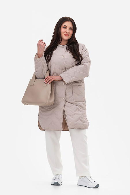 TONE beige coat - #3044053