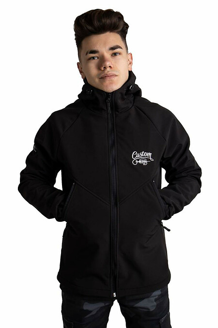 Jacket Soft Shell Black. Outerwear. Color: black. #8025053