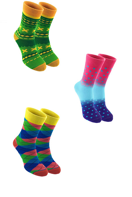 A set of socks as a gift for women. Golfs, socks. Color: multicolor. #2040054