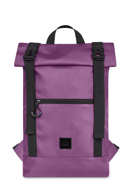 UCHWYT NA PLECAK | ekoskóra fioletowa 1/21. Plecaki. Kolor: purpurowy. #8011059