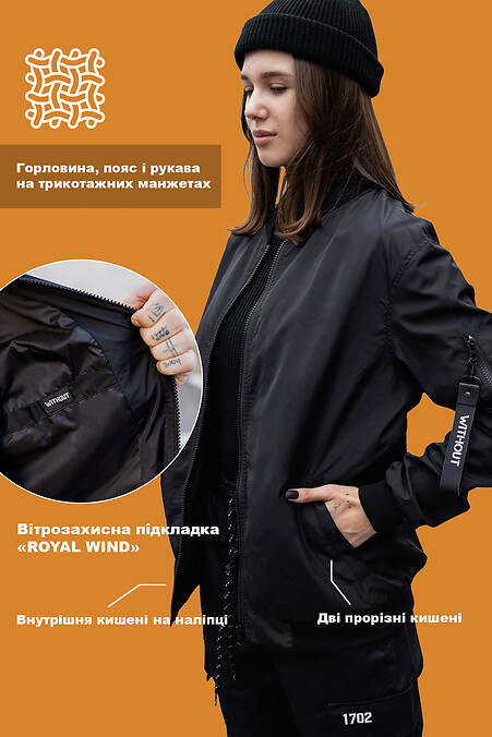 Women's Classic Bomber Jacket 2026 Black - #8056059