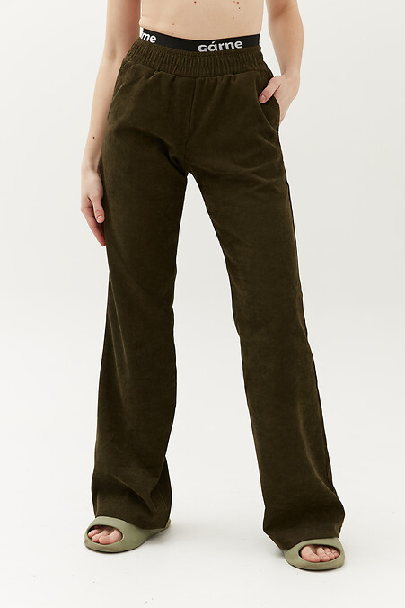 Pants AVELLA. Trousers, pants. Color: green. #3040060
