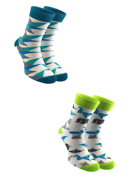 Набір шкарпеток в подарунок Origioblu. Гольфи, шкарпетки. Колір: multi-color. #2040076