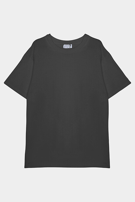 Basic-T-Shirt in Graphit - #8023077