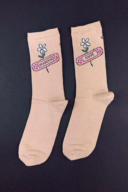 Носки Кохання. Гольфы, носки. Цвет: розовый. #8041077
