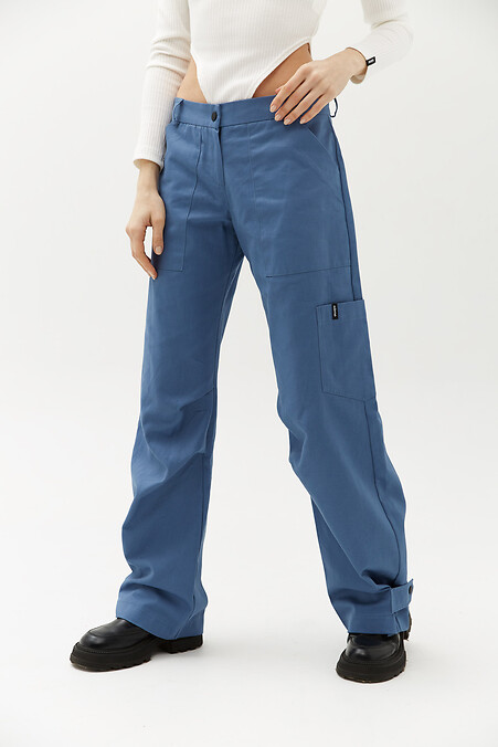 BAGGI pants. Trousers, pants. Color: blue. #3040078