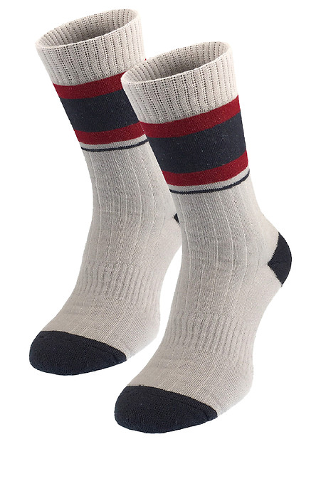 Сірі махрові шкарпетки Grayvin - #2040079