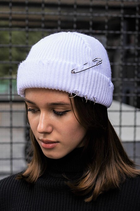 Ripped Beanie Hat Destroyed - #8049079
