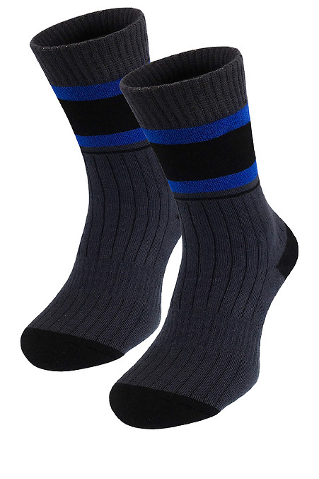 Сірі зимові шкарпетки Griblu. Гольфи, шкарпетки. Колір: сірий. #2040081