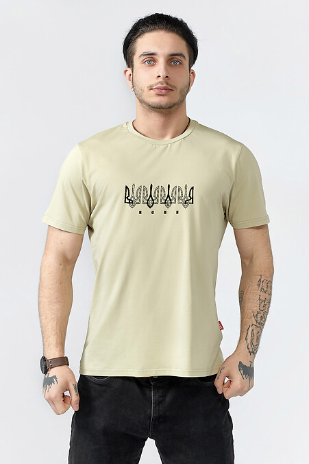 T-Shirt LUCAS WILLEN_Waffen. T-Shirts. Farbe: grün. #9001081