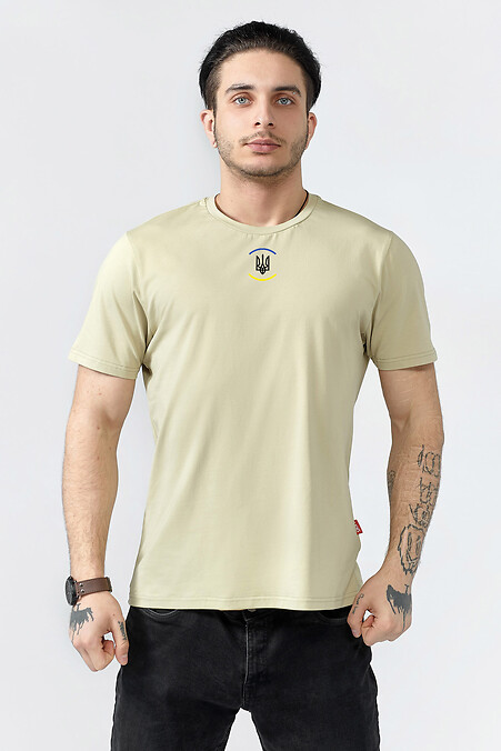 Koszulka LUCAS Żółtoniebieski herb. T-shirty. Kolor: zielony. #9001082