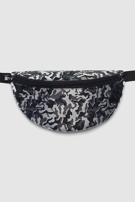 Military Chrome Belt Bag. Belt bags. Color: black. #8050084