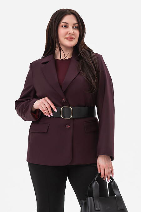 NANA bordeauxrote Jacke - #3044089